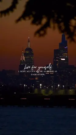 Live for yourself