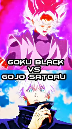 Goku black vs gojo