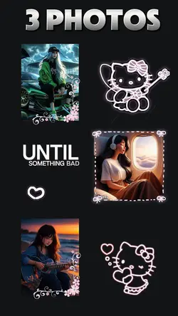 3 photo clips