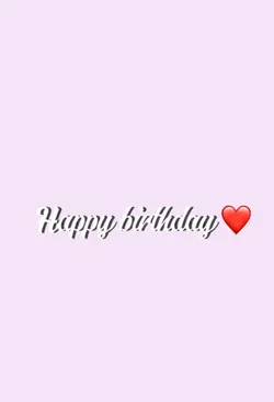 Birthday template 