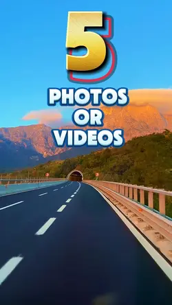 5 photos or videos 