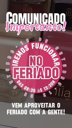 Abriremos no feriado