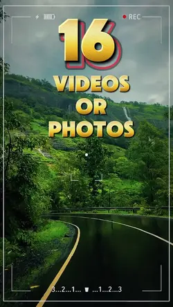 16 videos or photos 