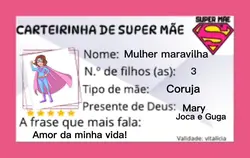 Carteirinha de mãe 