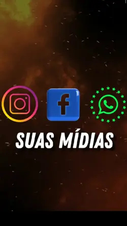 SUAS MÍDIAS SOCIAIS 