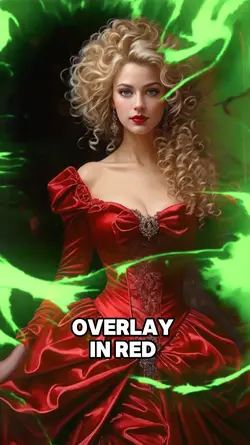 overlay in Red 