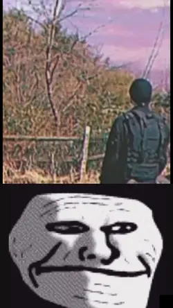 Sad troll face