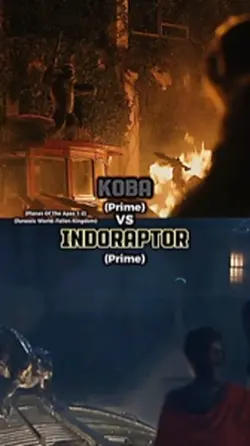 Koba Vs Indoraptor