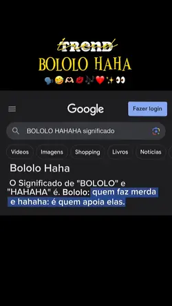 Bololo HaHaha trend