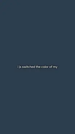 switched the color