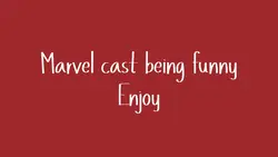 Marvel cast funny