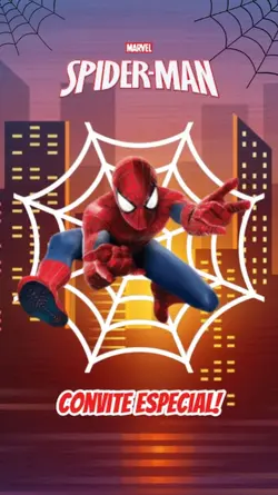Convite Homem-Aranha