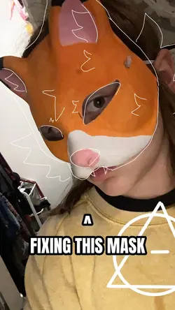 FIXING MY MASK!!