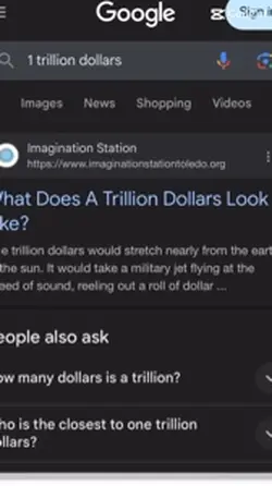 1 trillion dollars