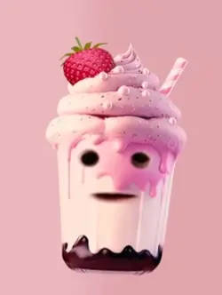 Strawberry. Milkshak