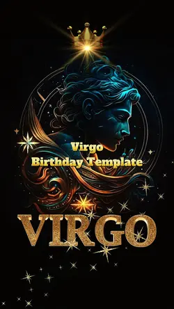 Virgo B-Day Template