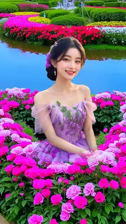 Amid the flowers