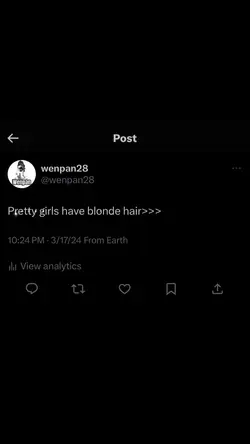 Blonde hair