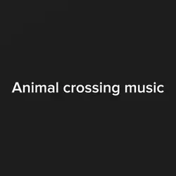 Animal crossing? 