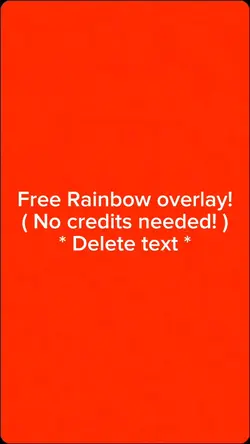 Free Rainbow overlay