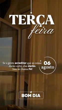 Terça, 6 de Agosto 