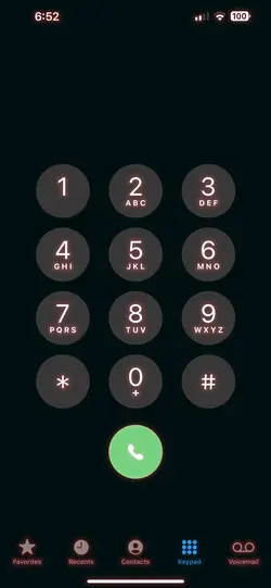 Phone options 