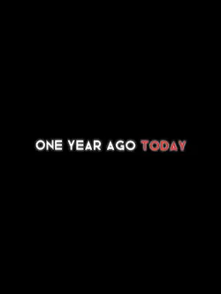 One year ago toda