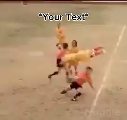 Funny  soccer player