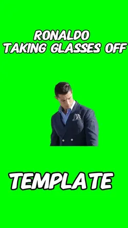 Ronaldo glasses off