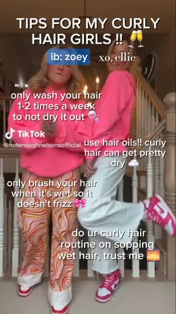 tips for curly hair!