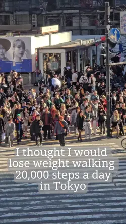 walking in tokyo