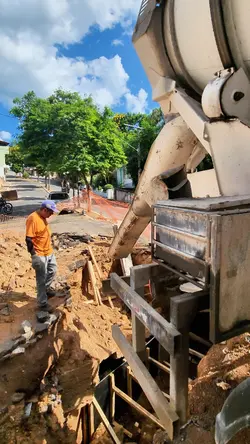 Obra em andamento