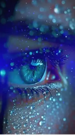 Blue particles 