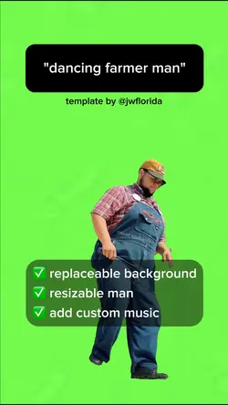dancing farmer man