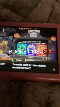 BUCKET LIST