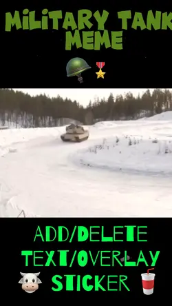 Military Tank Meme🪖