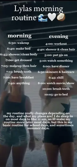 my morning routine 