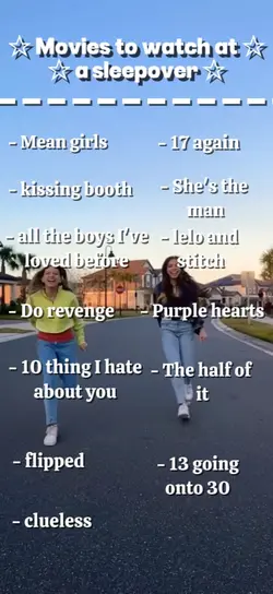 movies at sleepovers