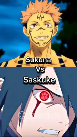 Sukuna vs Saskuke