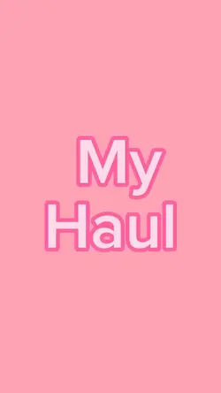 🩷my haul🩷