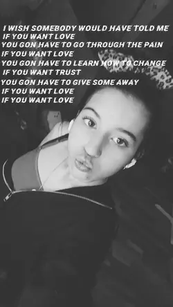 If you want love.