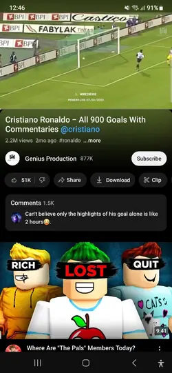 Ronaldo first vs 900
