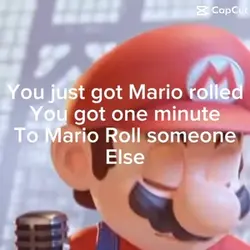 Mario rolled