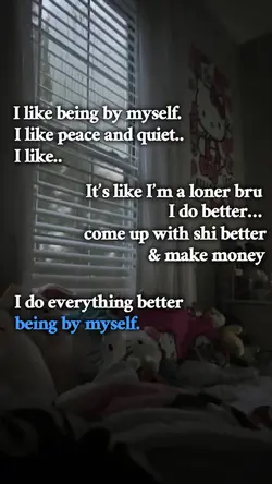 by myself