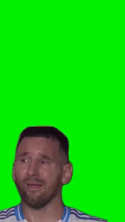 messi llorando
