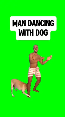 MAN DANCING with DOG