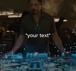 Iron man calculating