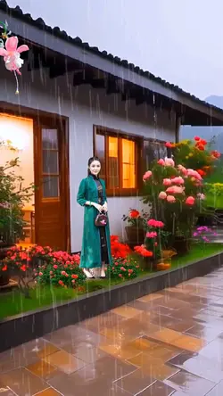 In the rain