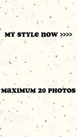 My style now >>>>
