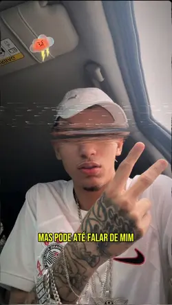 Pode até fala de mim